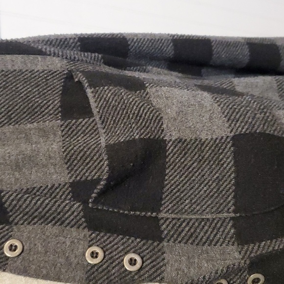 Soft Surroundings Mad over Plaid flannel Longline Dress/tunic PM - Picture 4 of 11